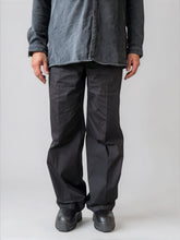 Rick Owens WIDE LEG WOVEN WORK TROUSERS