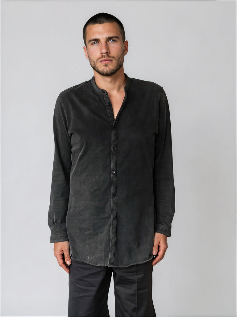 WDTS cotton Elford Shirt with Distressed Sand wash