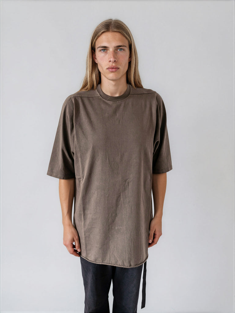 DRKSHDW by Rick Owens AW26 T-SHIRT - JUMBO SS T - GRAVEL