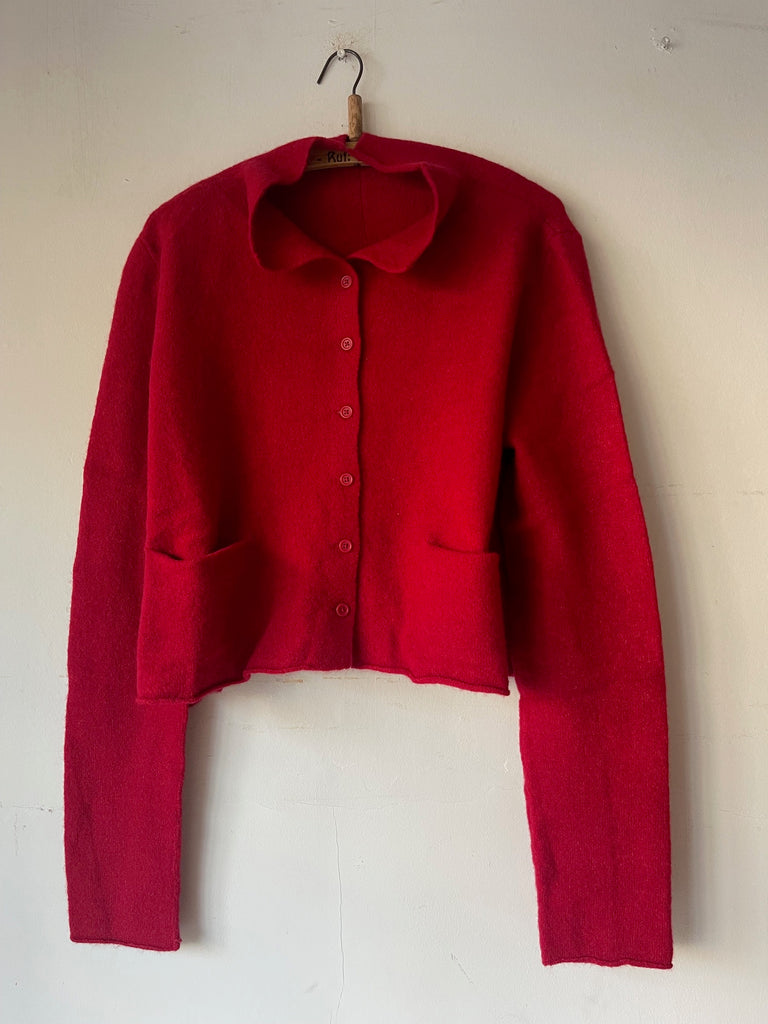 Rundholz AW25 3327102 cardigan rose