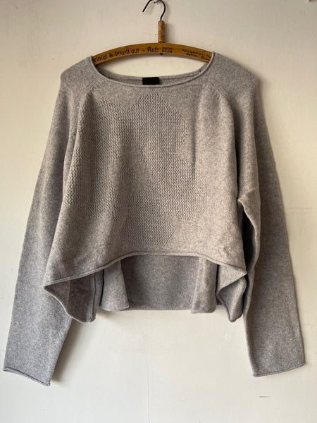Rundholz AW25 3270702 pullover light grey