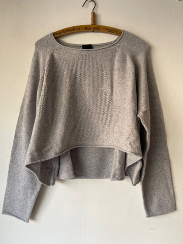 Rundholz AW25 3270702 pullover light grey