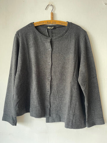 MAMA B AW25 Crema Cardigan Nero