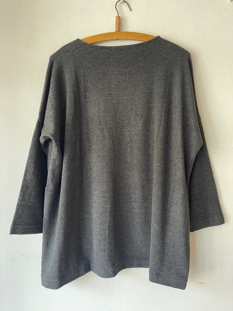 MAMA B AW25 Emotiva Jumper Antracite