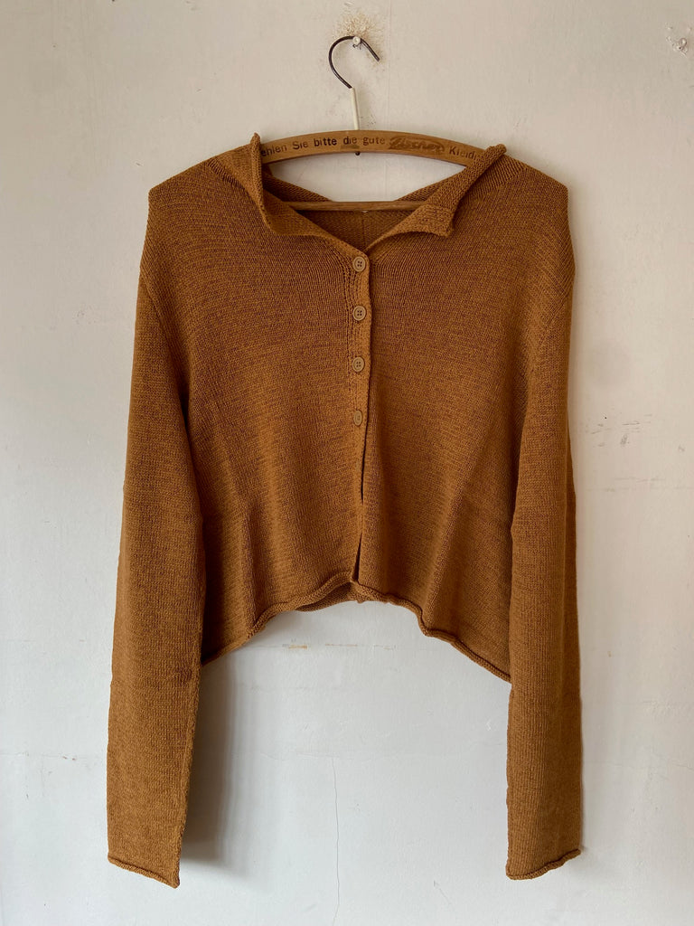 Rundholz AW26 3727111 cardigan bronze