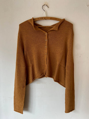Rundholz AW26 3727111 cardigan bronze