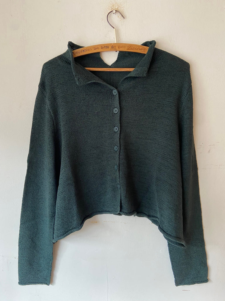 Rundholz AW26 3727111 cardigan forest