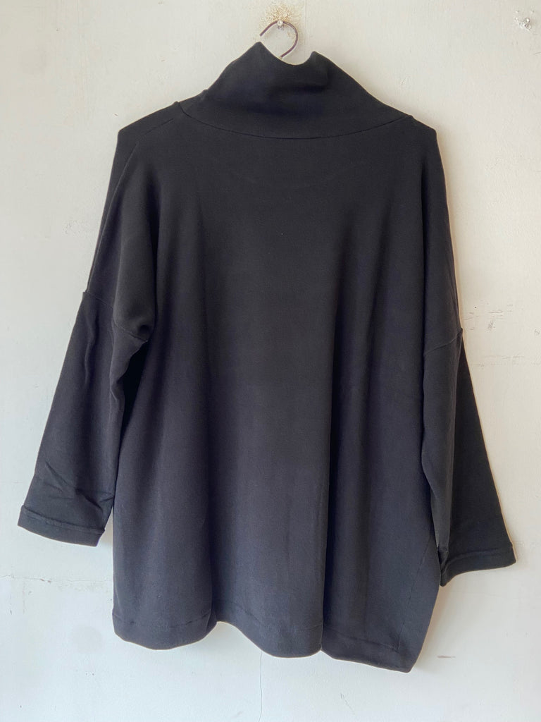 MAMA B AW26 DINA MAGLIA/JUMPER NERO