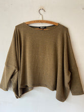 MAMA B KIRA RIGA M AW26 JUMPER - GRIGIO (THIN STRIPE)