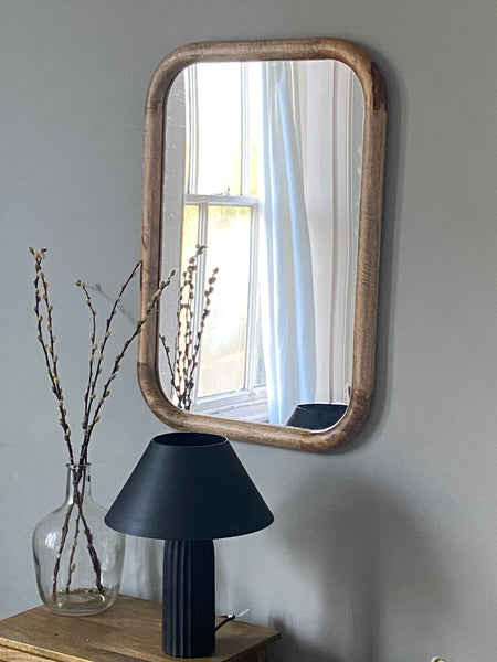 Mirror w/ Mango Wooden Frame
