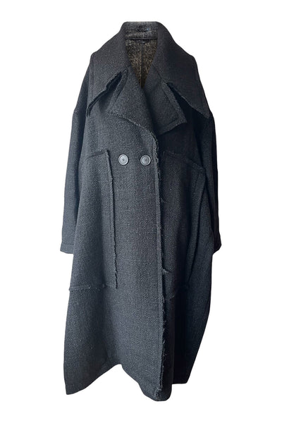 Rundholz AW25 1121201 coat black mel