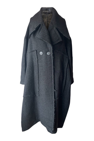 Rundholz AW25 1121201 coat black mel