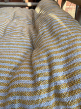 Cream and ochre striped mattress