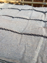 Maitri: Recycled Cream and black chain stripe mattress