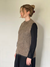WDTS - Reena Mohair vest -Walnut