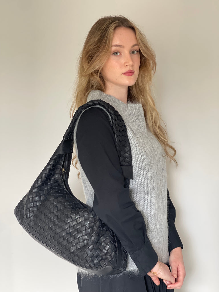 Priscilla Bag -  Black Woven