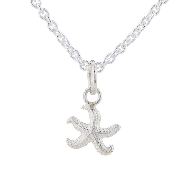 925 Silver starfish necklace