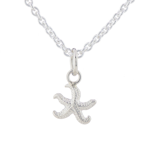 925 Silver starfish necklace