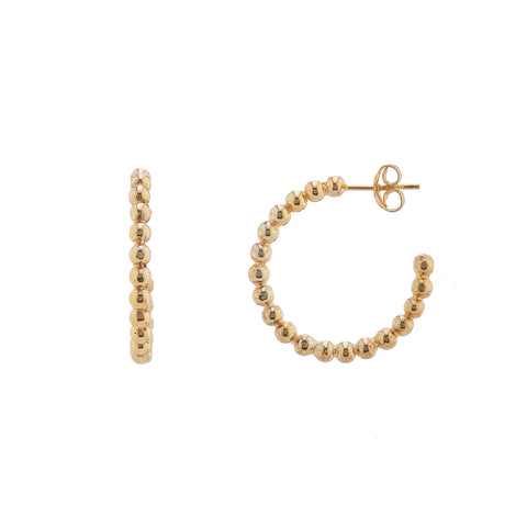Ball Hoops - Gold plated