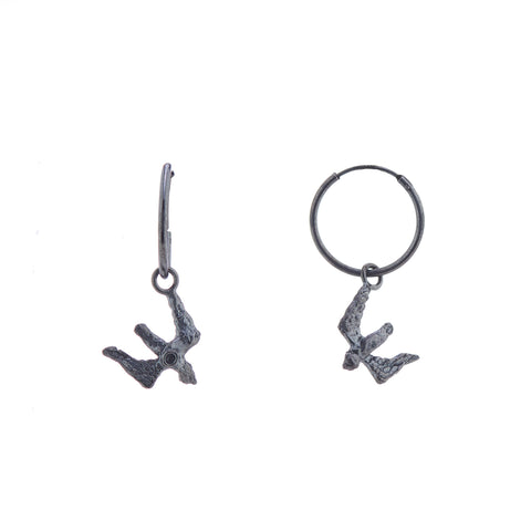 Swallow Hoops - oxidised