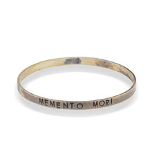 WDTS - Hand Hammered Bangle - MEMENTO MORI - Mixed Finish