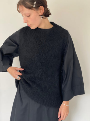 WDTS - Reena Mohair vest - black