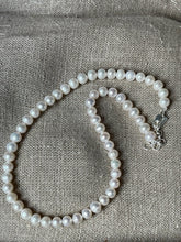 925 pearl and silver necklace