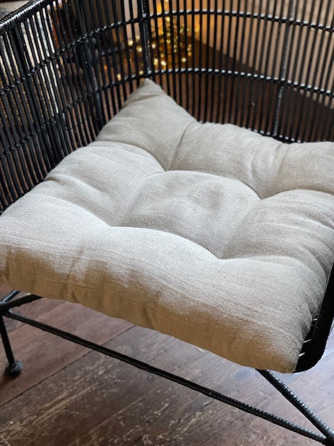 Lyla Linen seat cushion 60 x 60