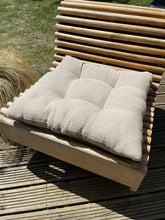 Lyla Linen seat cushion 60 x 60