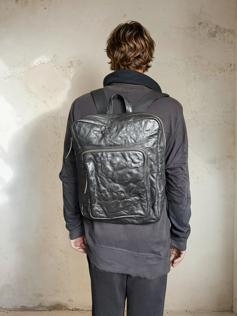 WDTS Isaiah Backpack- Cloudy Black Leather - backpack