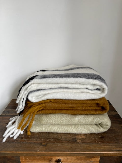 Maitri Throw  - Black & White