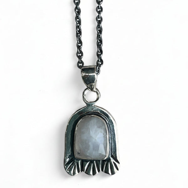 Kara silver necklace