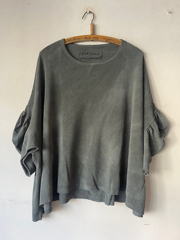 Rundholz SS26 2690701 Pullover - Seaweed Fog