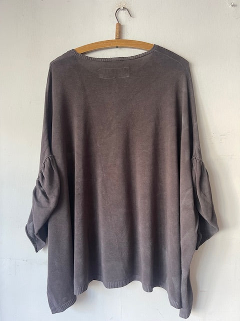 Rundholz SS26 2690701 Pullover - Amber Fog