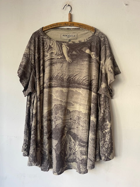 Rundholz SS26 2300506  Tshirt - Amber Print