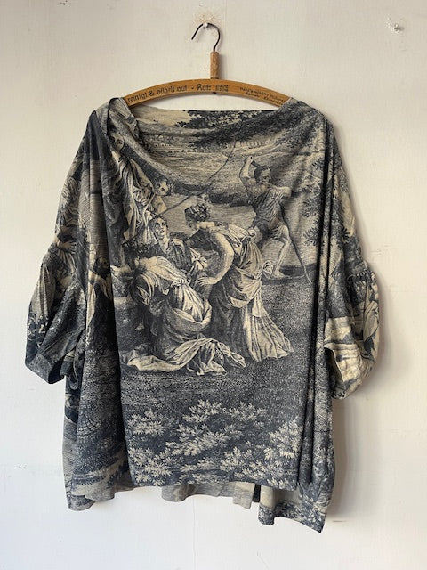 Rundholz SS26 2300501  Tshirt - Black Print