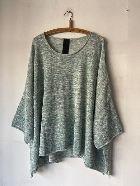Rundholz SS26 3560704 Pullover Tree Mint Multicolour