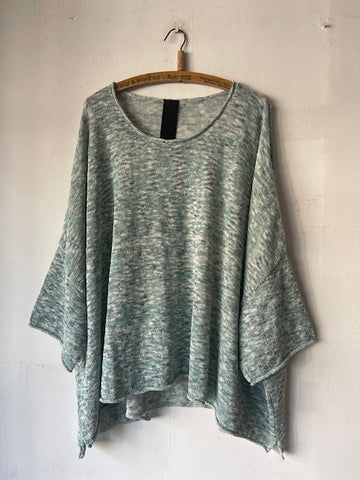 Rundholz SS26 3560704 Pullover Tree Mint Multicolour