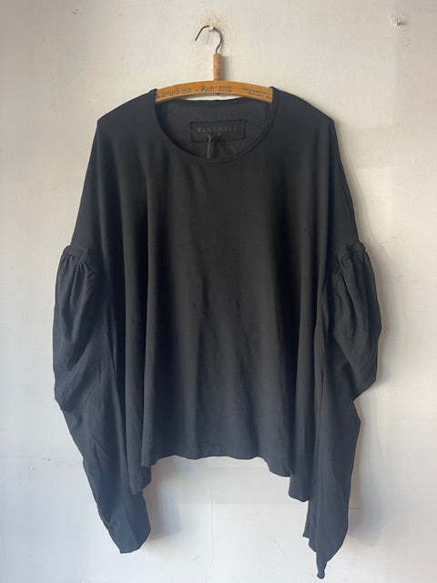 Rundholz SS26 2560515  Tshirt - Blk Gloss