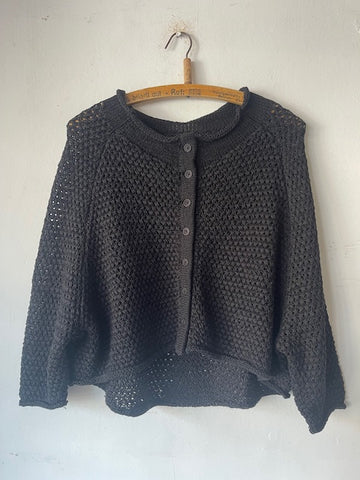 Rundholz SS26 3737104 Cardigan Black