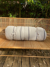 Maitri: Recycled Cream and black chain stripe mattress