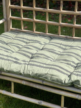 Maitri: Double sided printed cotton mattress 70 x 180cm Olive green, charcoal