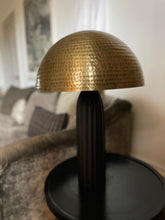 Vega lamp Large- Antique brass finish Iron and antique black finish aluminium