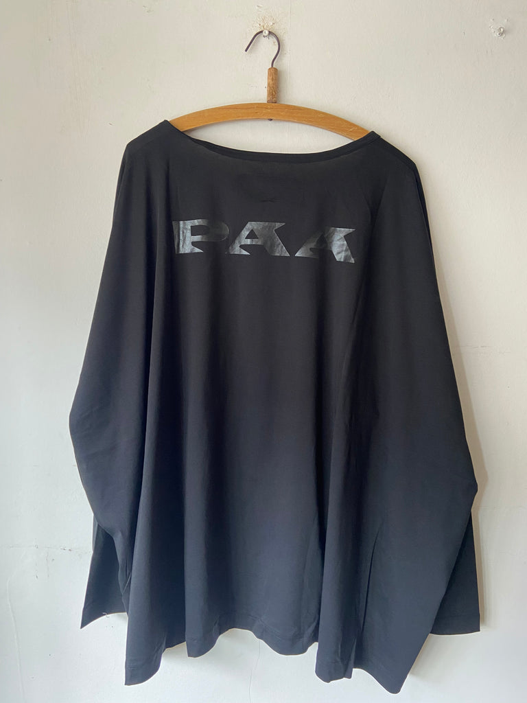 Rundholz AW25 2300503 t-shirt waikiki black print