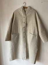 MAMA B AW25 Azimut Coat - Naturale