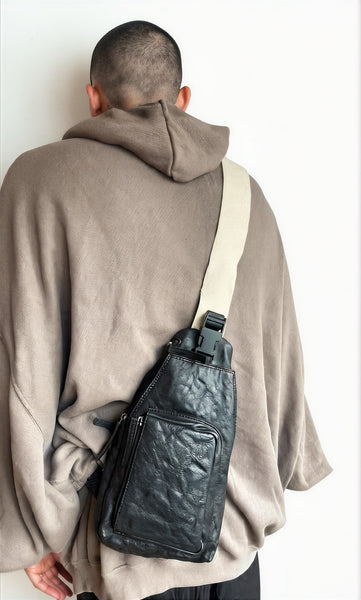 WDTS Crossbody Sling Bag w NATURAL strap