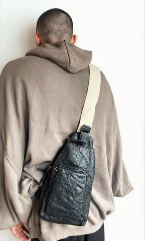 WDTS Crossbody Sling Bag w NATURAL strap