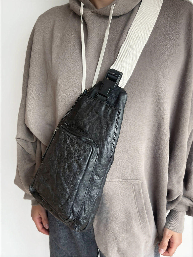 WDTS Crossbody Sling Bag w NATURAL strap