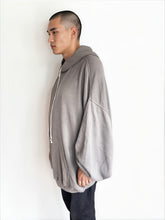 RICK OWENS SS26 Temple HUN Hoodie In Dust NEP TERRY Jersey