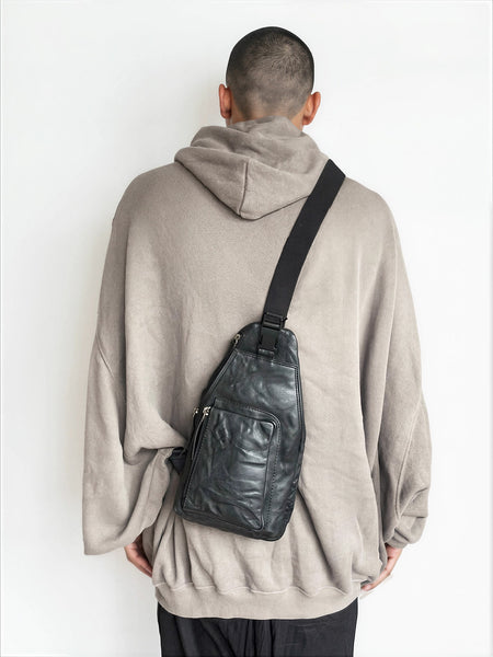 WDTS cloudy leather Crossbody Sling Bag